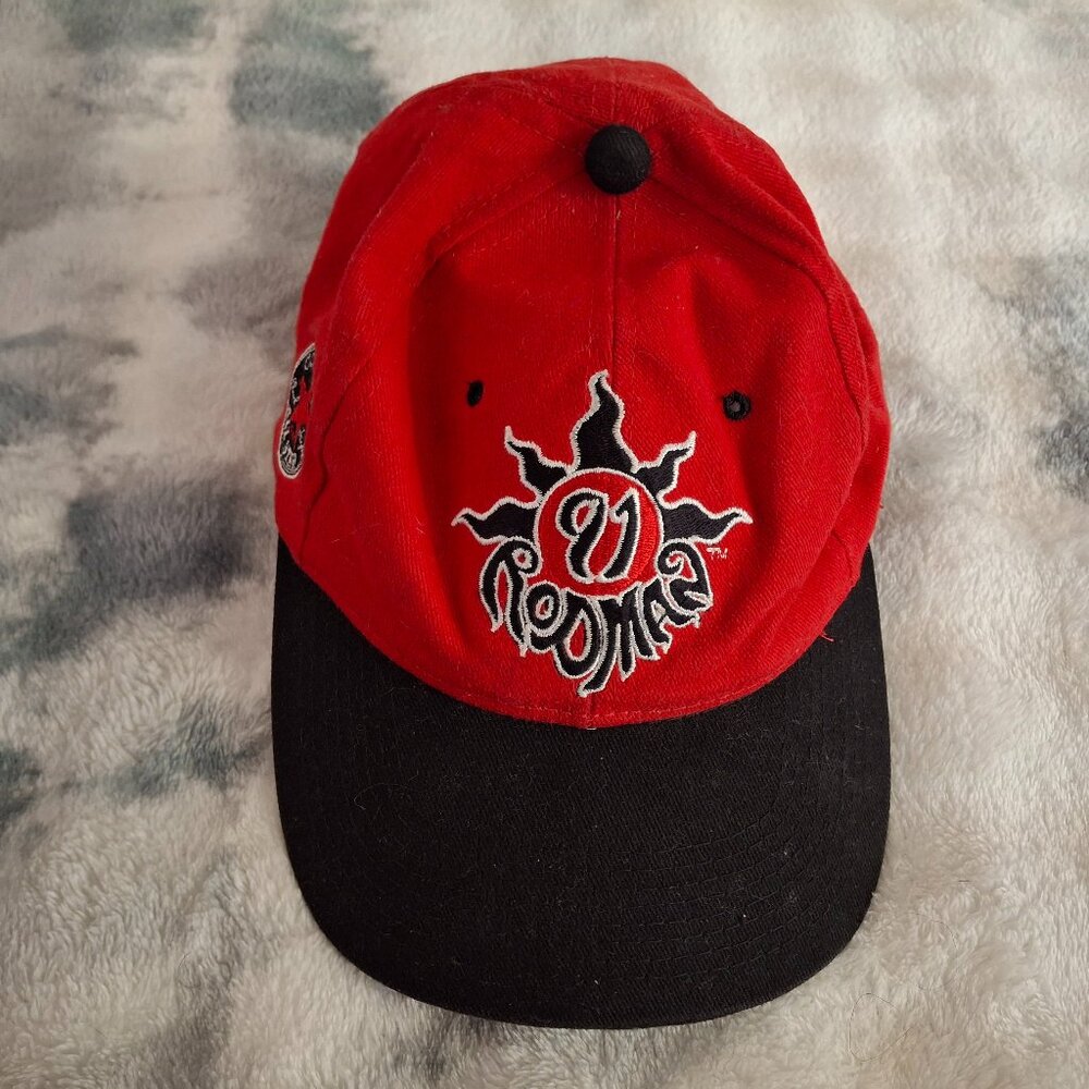 Vintage Dennis Rodman Hat Converse #91 Rare Chicago Bulls NBA